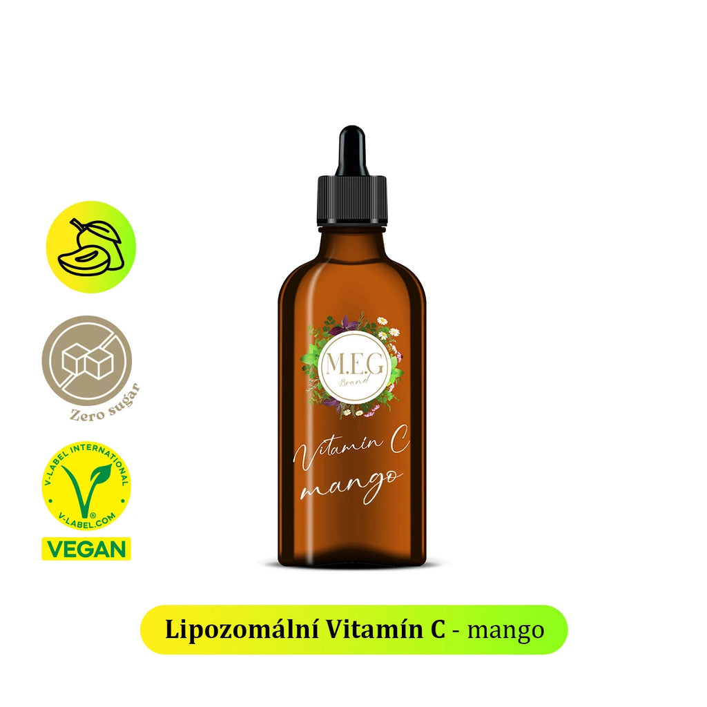 M.E.G Lipozomálny Vitamín C – Mango so sladidlom