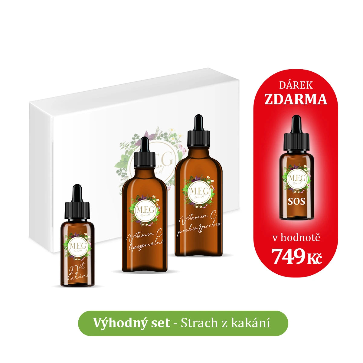 M.E.G Výhodný set - Strach z kakání