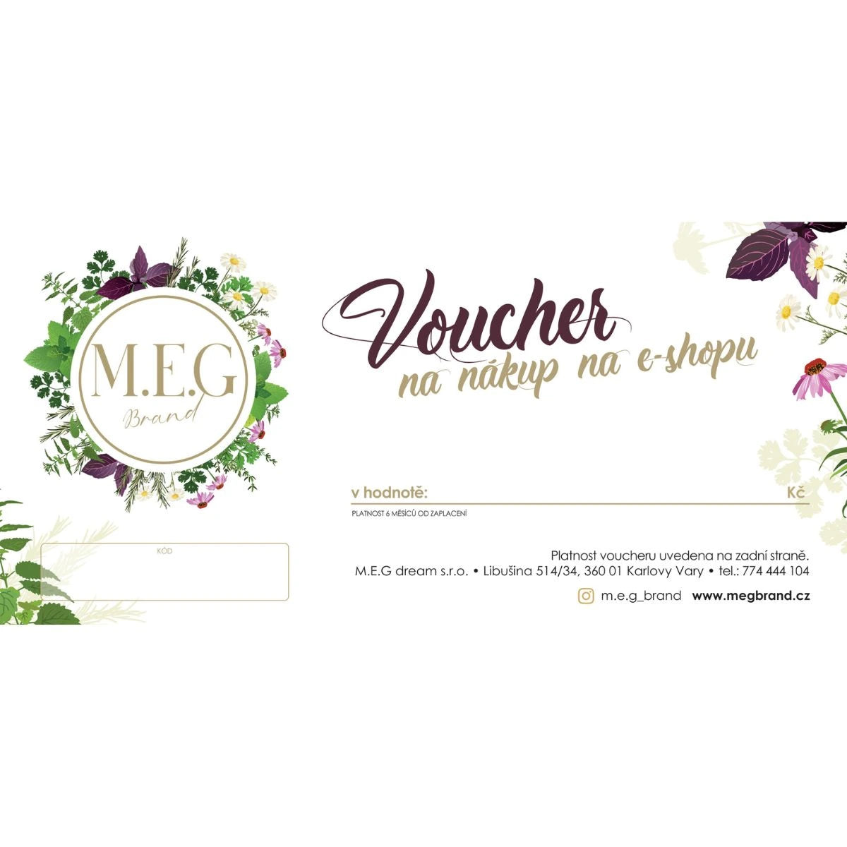 Voucher M.E.G Brand - PDF