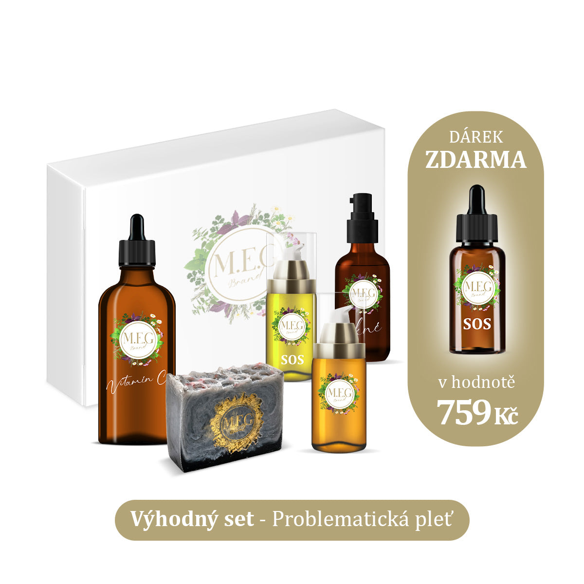 M.E.G Set - Acne, pure skin